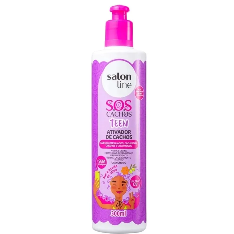 S.LINE ATIVADOR 300ML SOS CACHOS TEEN