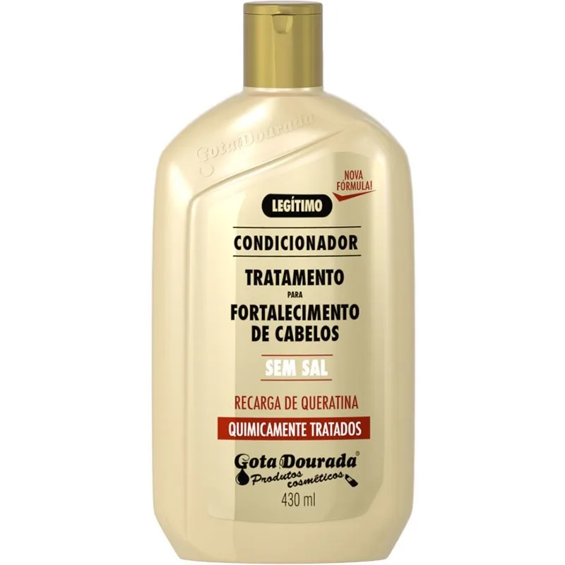 GOTA DOURADA COND 430ML QUIMICAMENTE TRATADOS