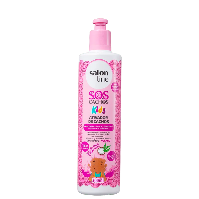 S.LINE KIDS ATIVADOR C. 300ML  HIDRATACAO