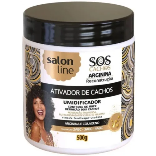 S.LINE ATIVADOR 500G SOS CACHOS ARGININ REC