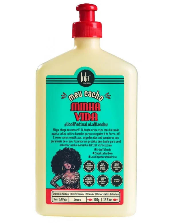 LOLA CREME 500G PENT MEU CACHO  MINHA VIDA