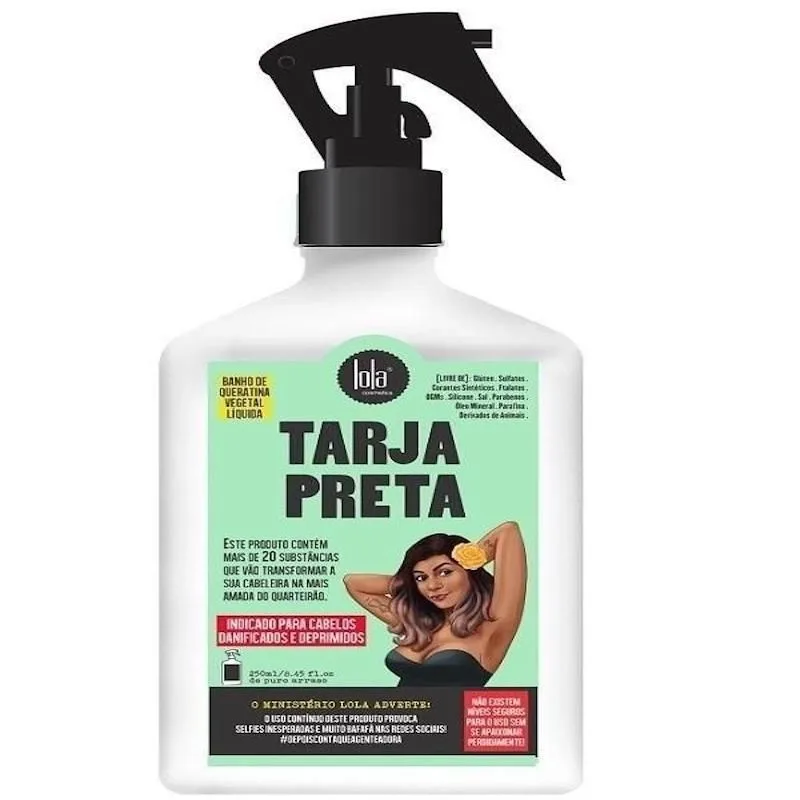 LOLA SPRAY 250ML TARJA PRETA QUERATINA VEGETAL