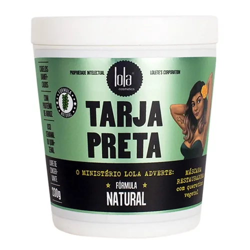 LOLA MASC 230G TARJA PRETA QUERAT VEGETAL REST