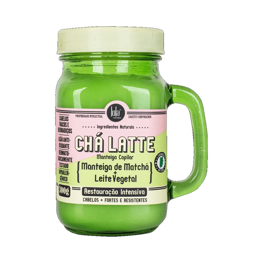 LOLA MASC 300G MANTEIGA CHA LATTE VERDE MATCHA