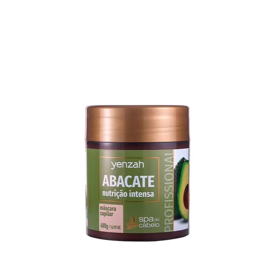 YENZAH CREME 480G SPA DOS CABELOS-ABACATE