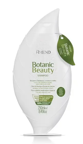 AMEND SH 250ML BOTANIC BEAUTY BRANCO