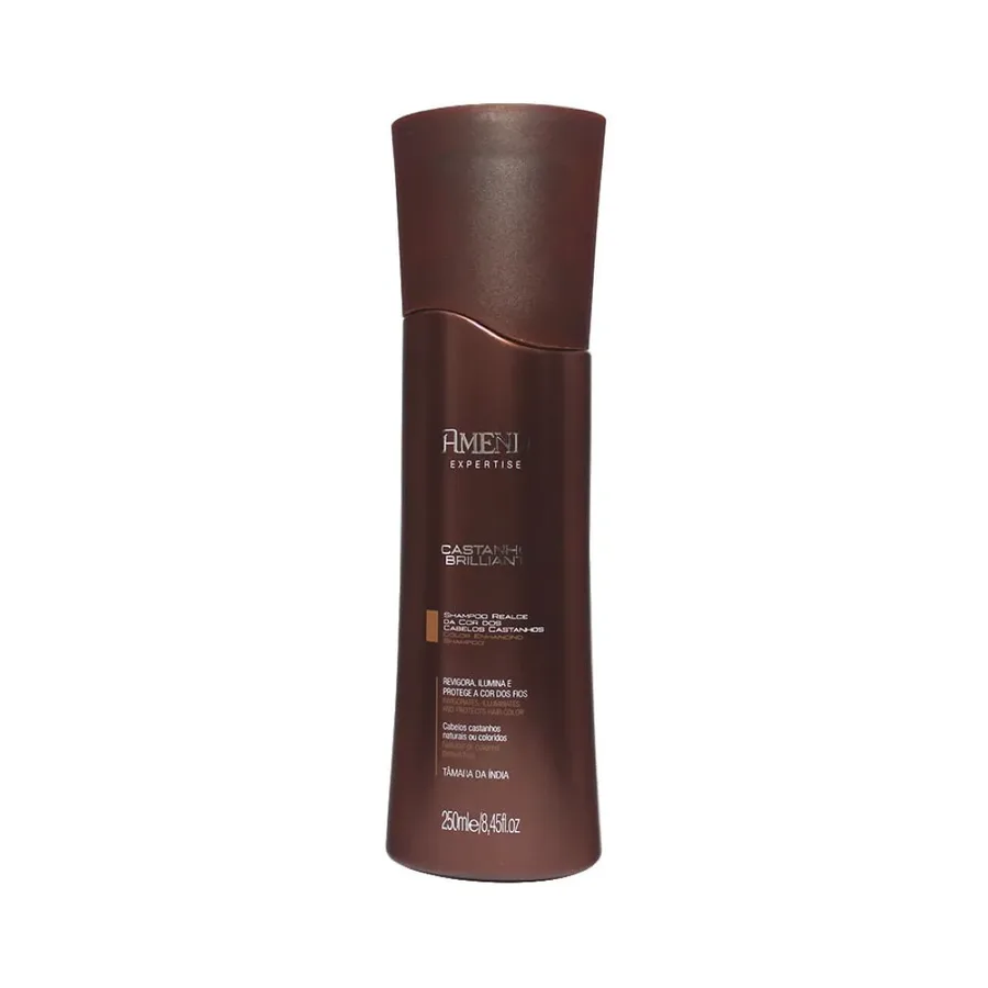 AMEND SH 250ML REALCE DA COR CASTANHO