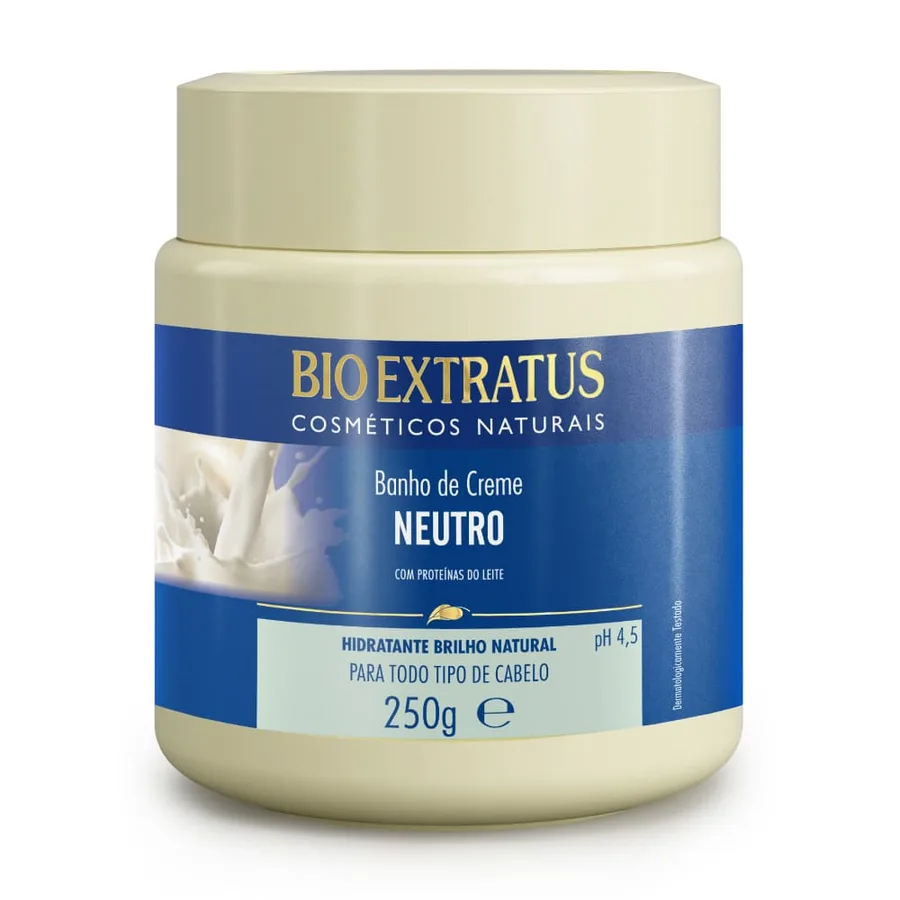 BIOEXTRATUS BANHO CR 250G NEUTRO PROTEINA DO LEITE