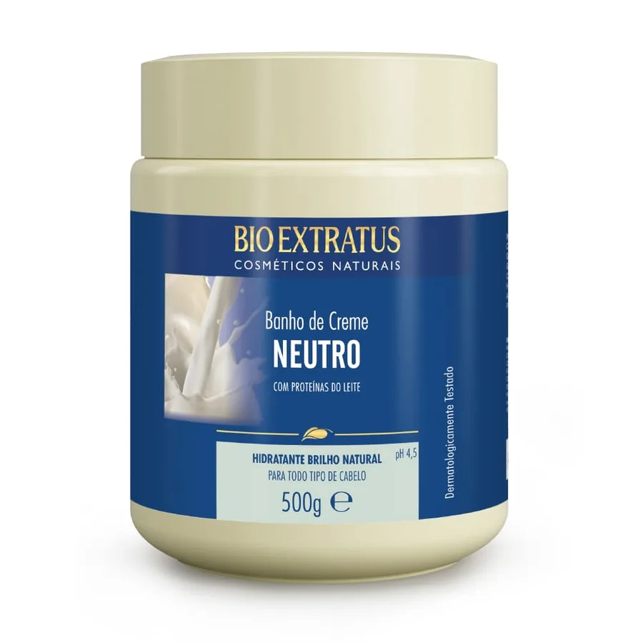 BIOEXTRATUS BANHO CR 500G NEUTRO PROTEINA DO LEITE