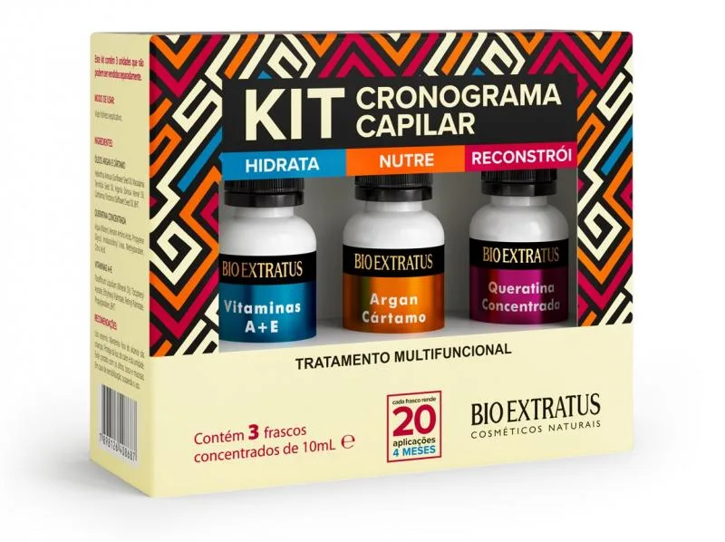 BIOEXTRATUS KIT CRONOGRAMA CAPILAR MULT 30ML