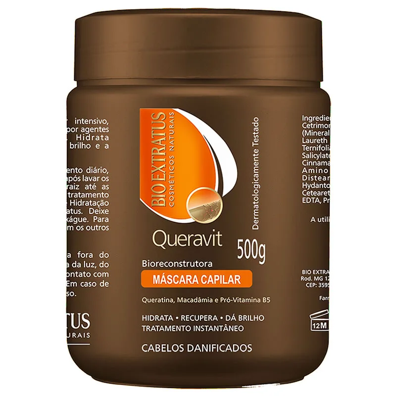 BIOEXTRATUS MASC 500G QUERAVIT BIORECONSTRUTORA