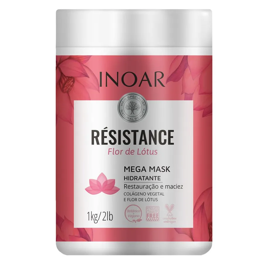 INOAR MASC 1KG RESIST FLOR DE LOTUS