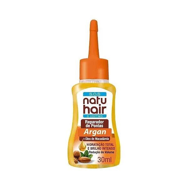 NATUHAIR REPARADOR PONTAS 30ML ARGAN MACADAMIA