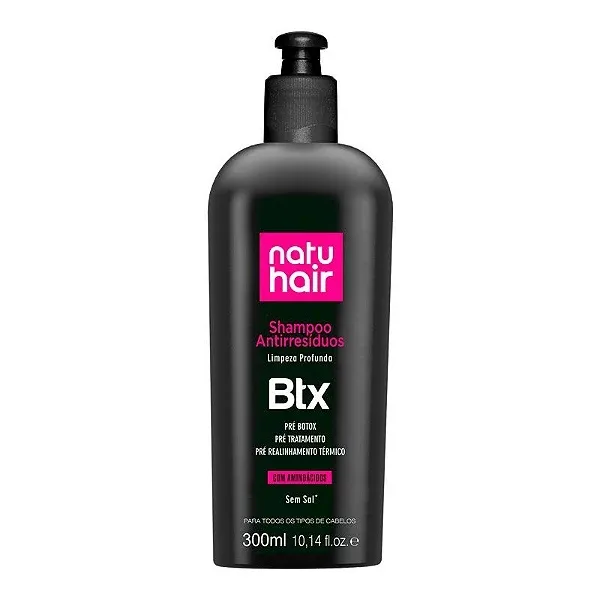 NATUHAIR SH 300ML ANTIRRESIDUOS BTX