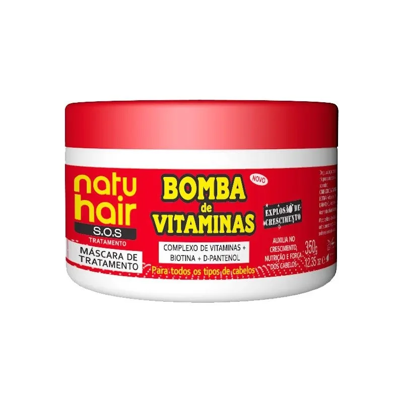 NATUHAIR MASC 350G TRAT SOS BOMBA VITAM EXPL CRESC