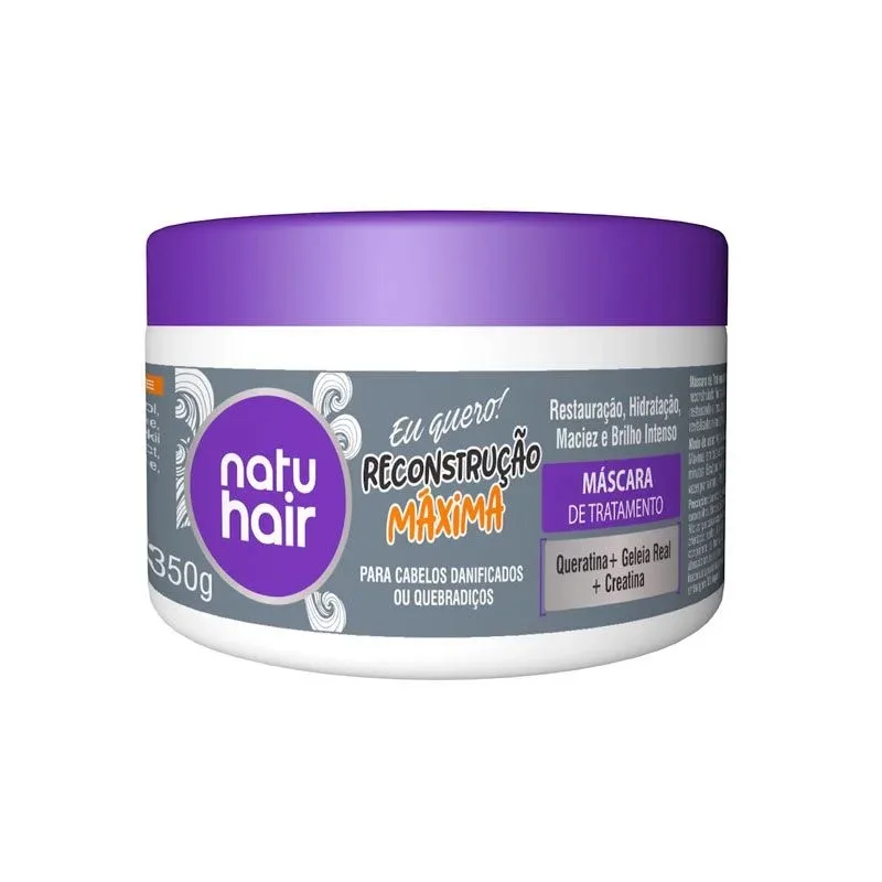 NATUHAIR MASC 350G TRATAMENTO RECONS MAXIMA
