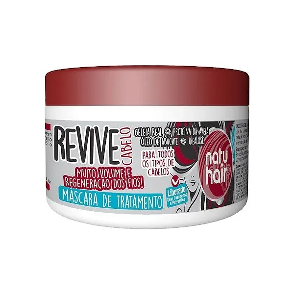 NATUHAIR MASC 350G TRATAMENTO REVIVE CABELO