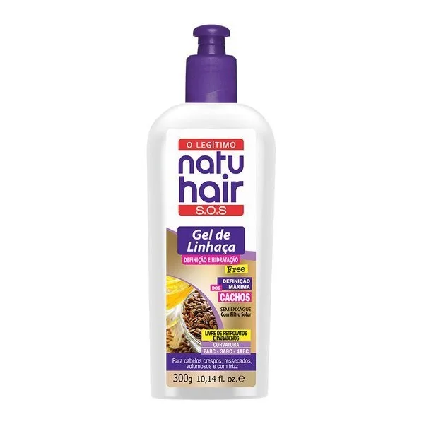 NATUHAIR GEL 300ML LINHACA SOS FREE