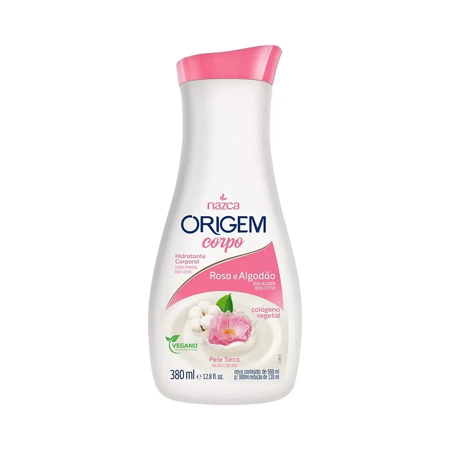 NAZCA ORIGEM HIDRATANTE 380ML ROSA ALGODAO