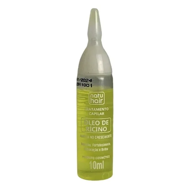 NATUHAIR AMPOLA 10ML TRAT CAPILAR OLEO RICINO
