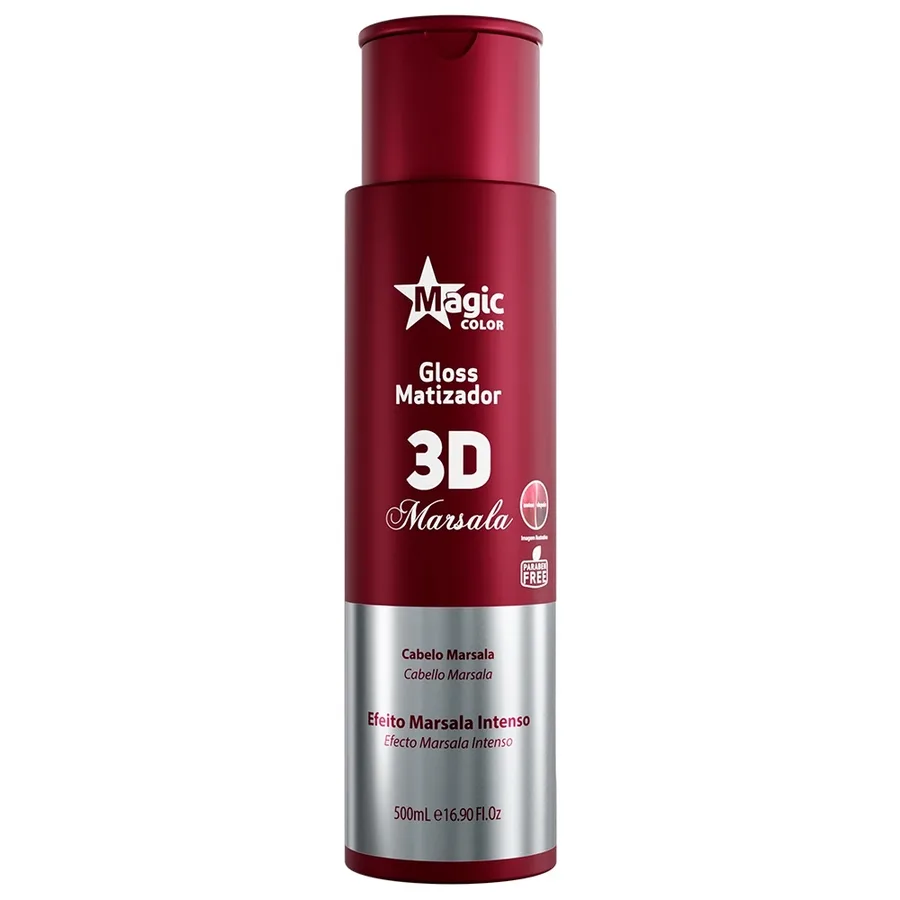 MAGIC COLOR MATIZADOR 500ML 3D MARSALA
