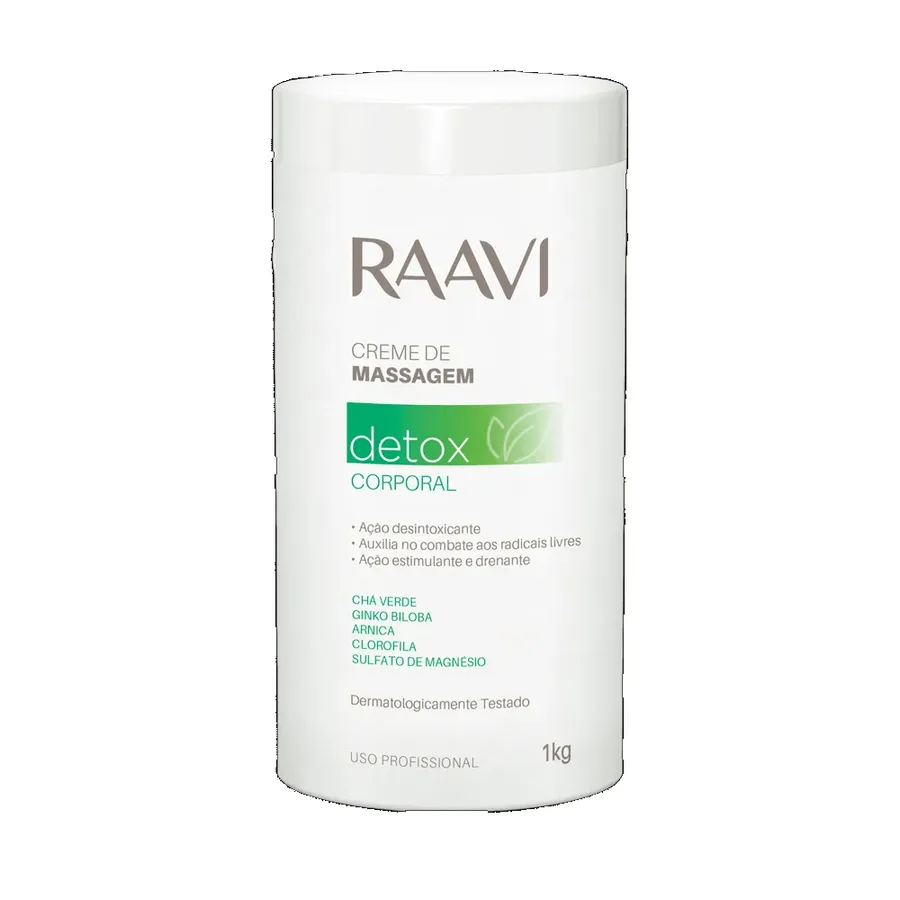 RAAVI CR 1KG MASSAGEM CORPORAL DETOX