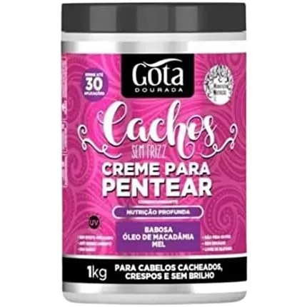GOTA DOURADA MASC 1KG CACHOS SEM FRIZZ