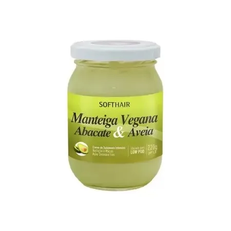 SOFTHAIR MANTEIGA 220G ABACATE E AVEIA