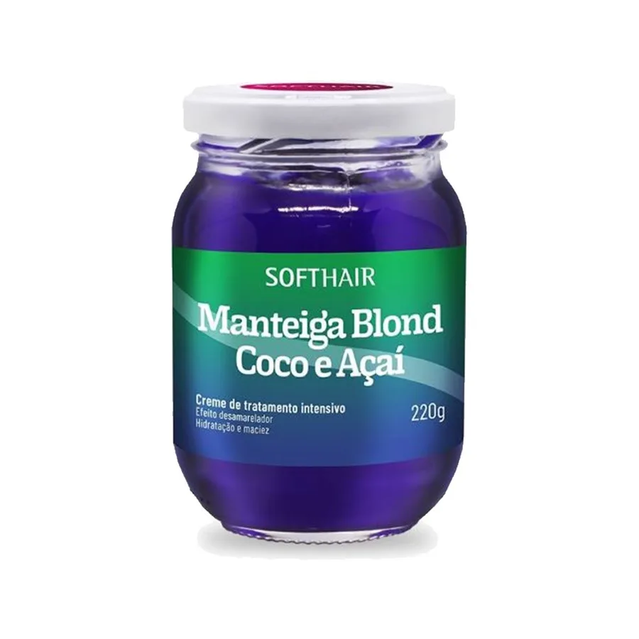 SOFTHAIR MANTEIGA 220G COCO E ACAI