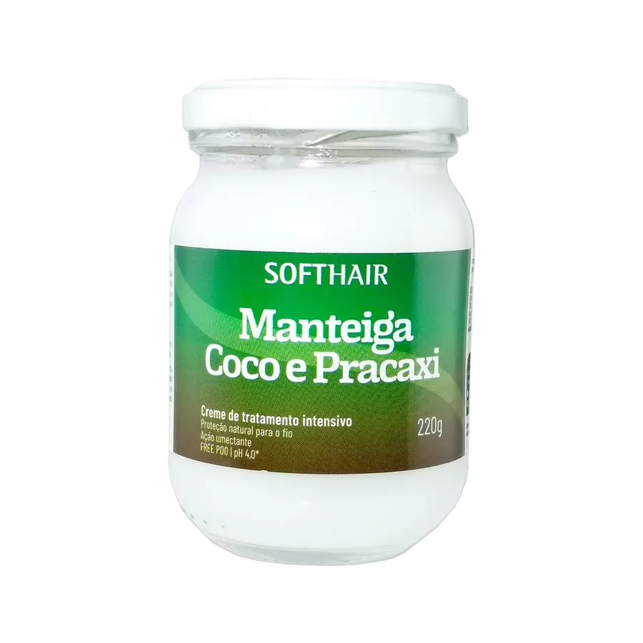 SOFTHAIR MANTEIGA 220G COCO PRACAXI