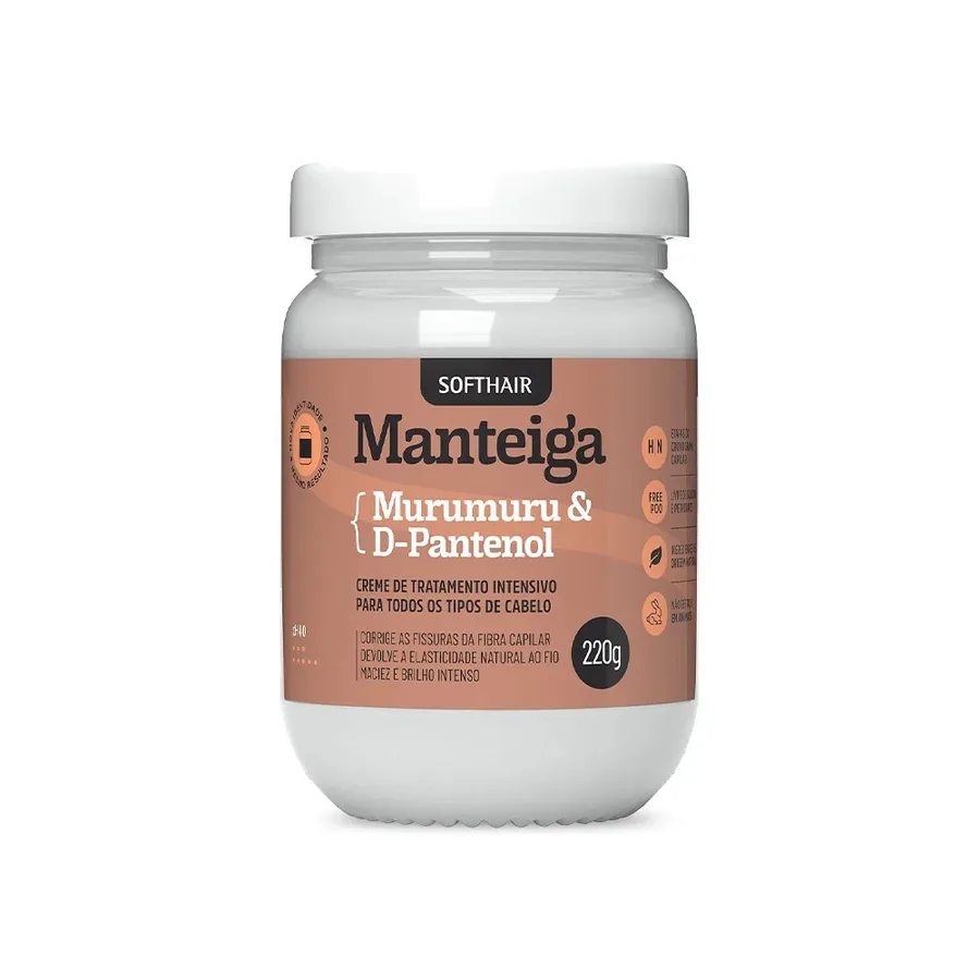 SOFTHAIR MANTEIGA 220G MURUMURU D-PANTENOL