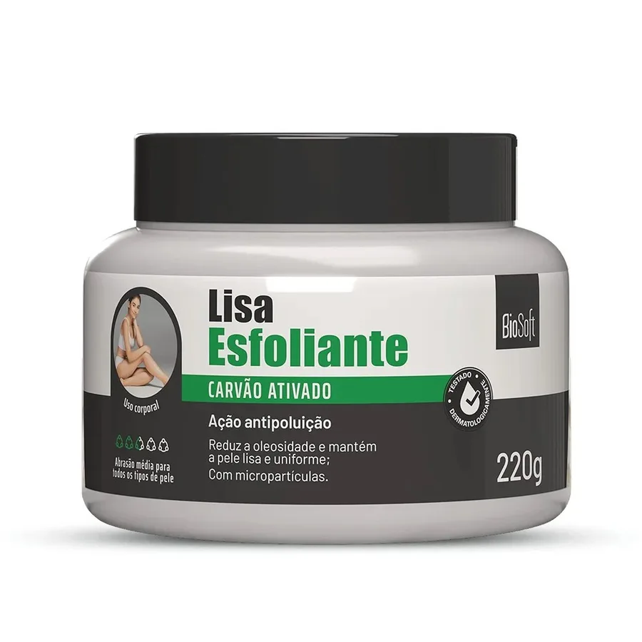 SOFTHAIR CR 220G ESFOLIANTE CARVAO ATIV BIOSOFT
