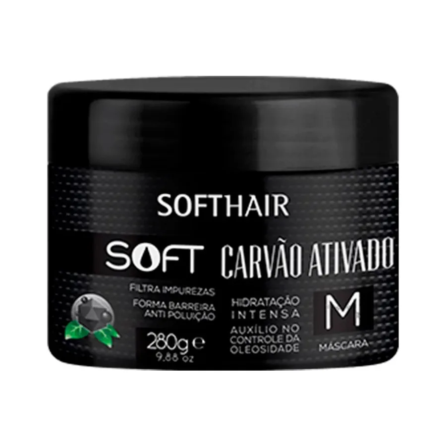 SOFTHAIR MASC 280G CARVAO ATIVADO
