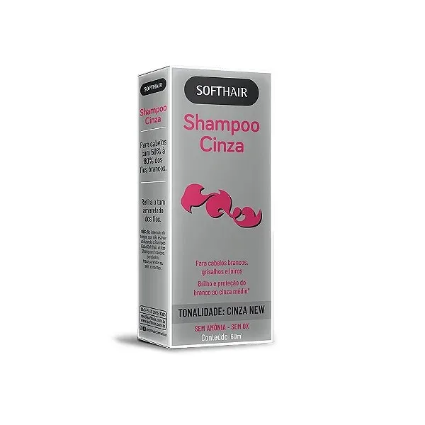 SOFTHAIR SH 60ML CINZA SEM AMONIA CABELOS BRANCOS