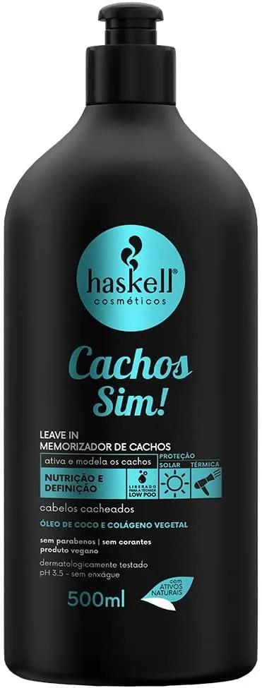 HASKELL LEAVE-IN 500ML MEMORIZADOR CACHOS SIM