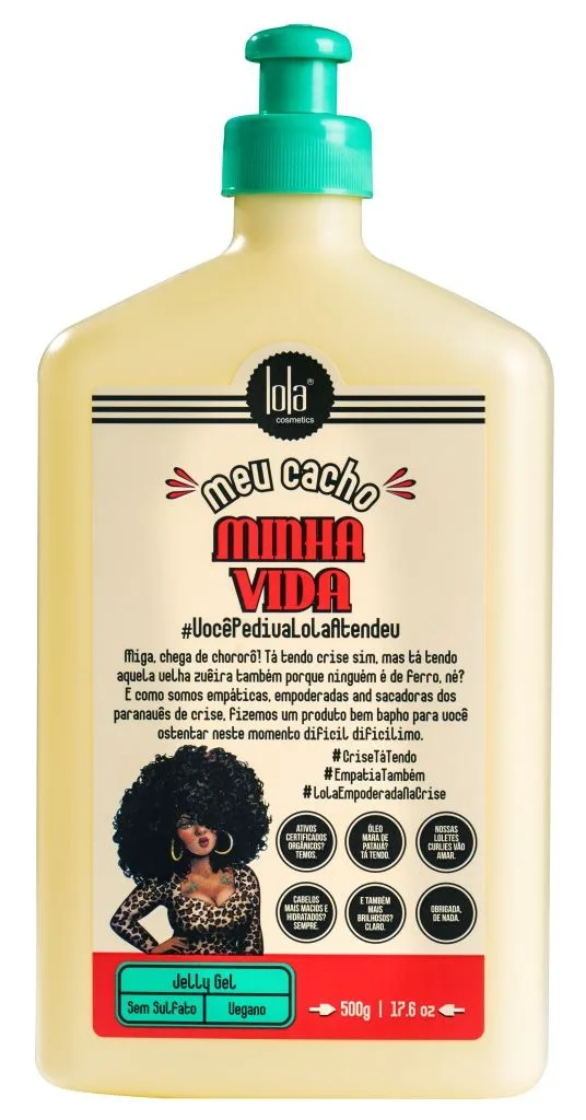 LOLA GEL 500G MEU CACHO  MINHA VIDA JELLY