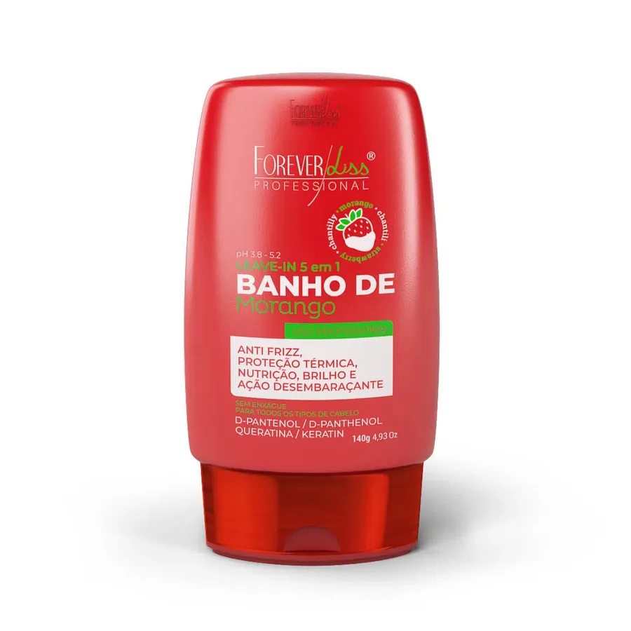 FOREVER LISS LEAVE-IN 150G BANHO VERNIZ MORANGO