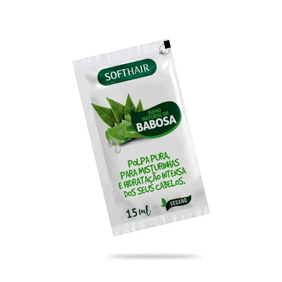 SOFTHAIR COND 15ML SACHE SUMO DE BABOSA