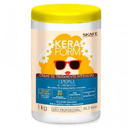SKAFE CREME 1KG TRAT INTEN CAMOMILA