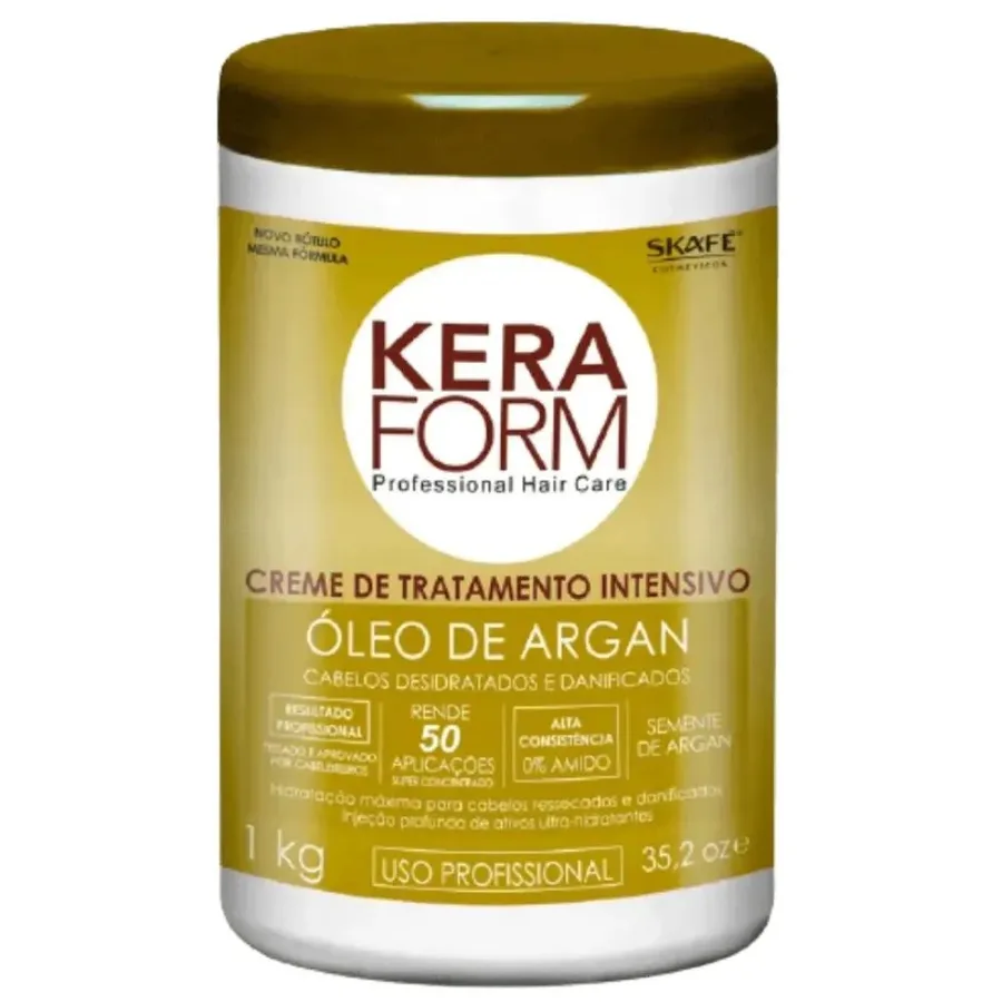 SKAFE CREME 1KG TRAT INTEN OLEO DE ARGAN