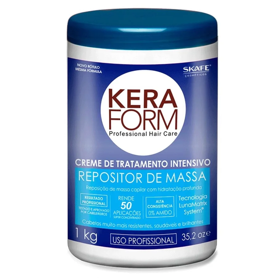 SKAFE CREME 1KG TRATAMENTO INTEN REPOSIT MASSA