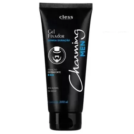 CLESS GEL 200ML CHARMING BLACK FIXADOR LONGA DURAC