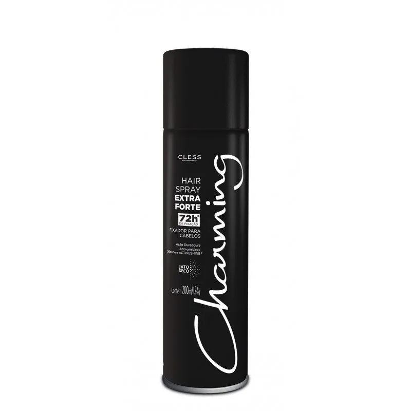CLESS SPRAY 200ML CHARMING FIXACAO BLACK EX FORTE