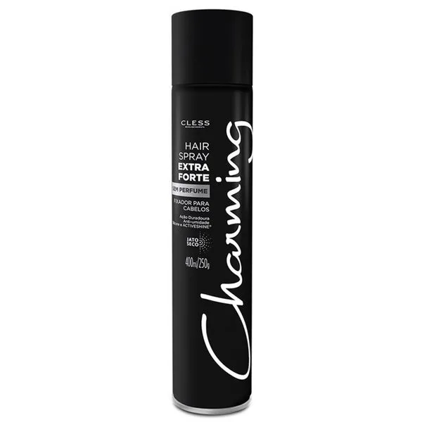 CLESS SPRAY 400ML CHARMING HAIRFIX BLACK EX.FORTE