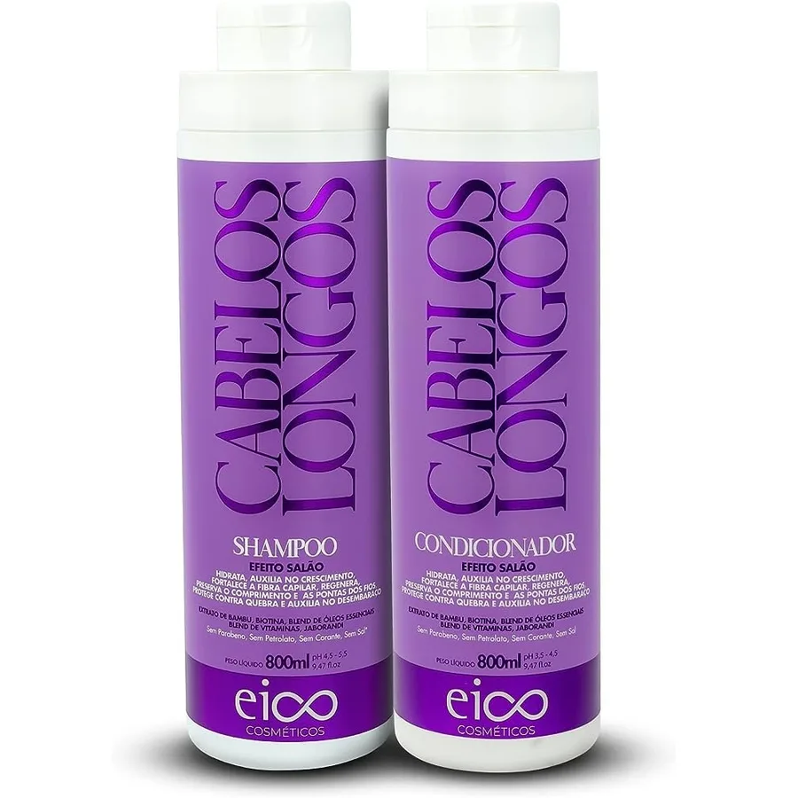 EICO KIT 800ML SH+COND CABELOS LONGOS