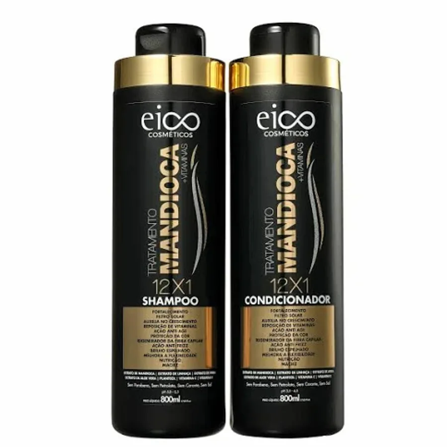 EICO KIT 800ML SH+COND TRATAMENTO MANDIOCA
