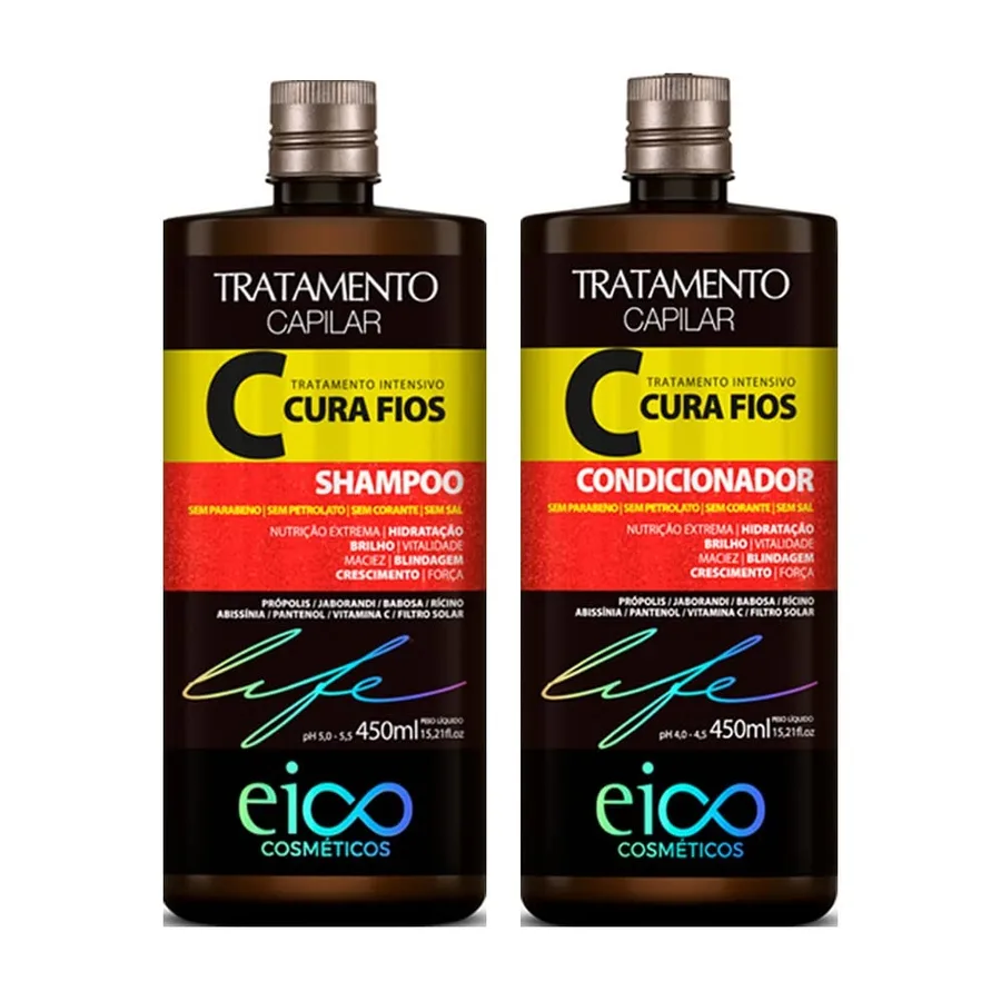 EICO KIT 450ML SH+COND CURAFIOS teste