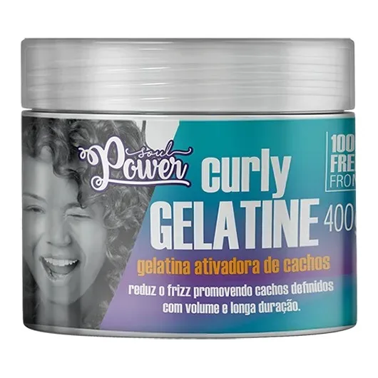 SOUL POWER GELATINA 400G CURLY ATIVA CACHOS