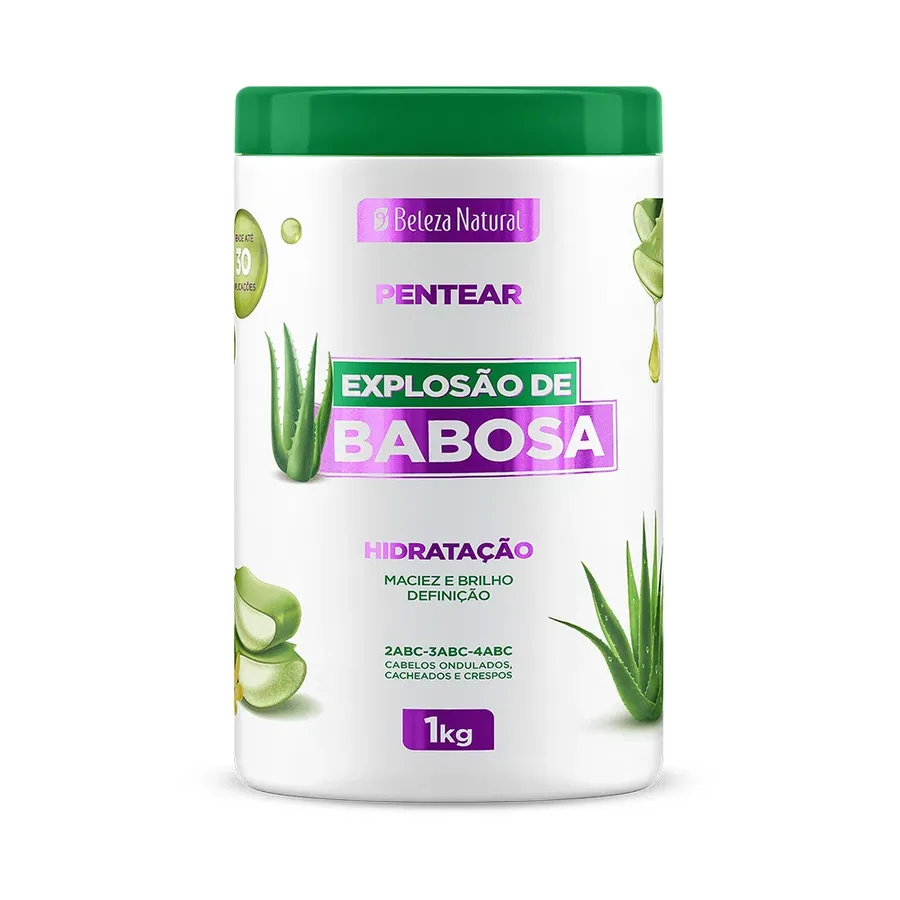 BELEZA NATURAL CREME 1KG PENTEAR EXPLOSAO D BABOSA