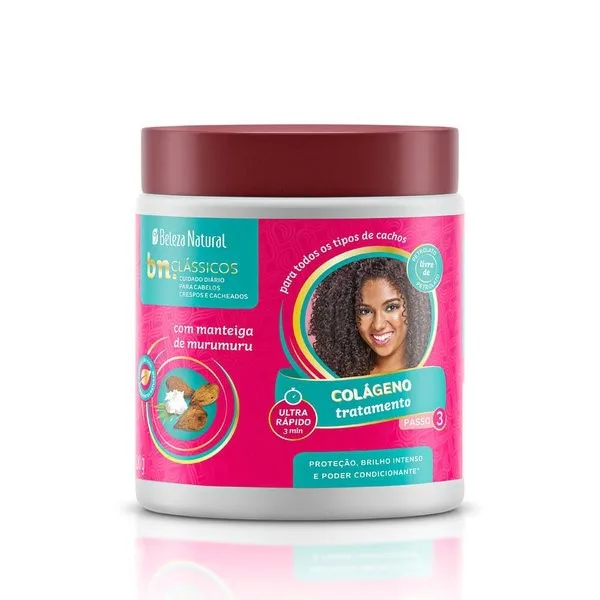 BELEZA NATURAL CREME 500ML TRATAMENTO COLAGENO